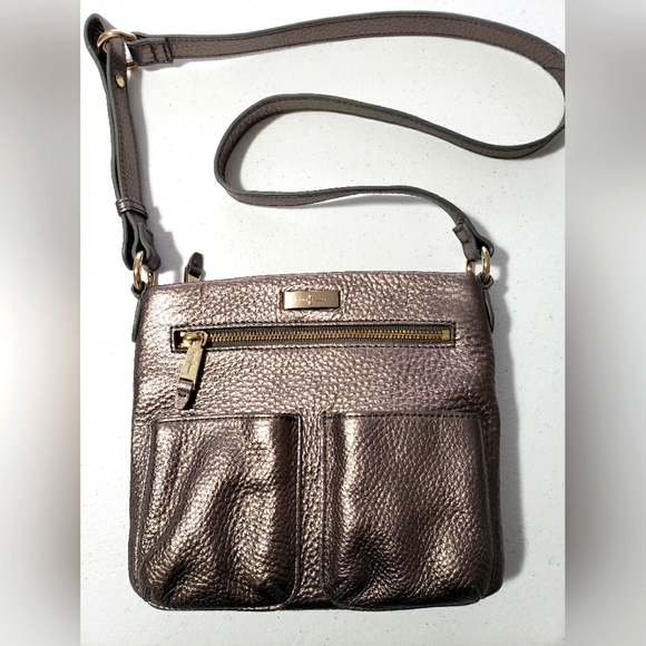 Cole Haan Bags Cole Haan Farrah Crossbody Village Bag In Pewter